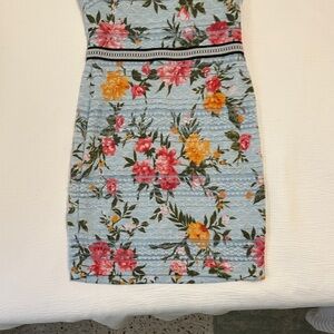 Guess Floral Dress with Pink and Orange Accents